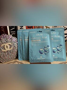 💙 NEW 💙 Hyaluronic Acid Facial Mask Plumps & Replenishes Bundle Of 6 Mask 💙